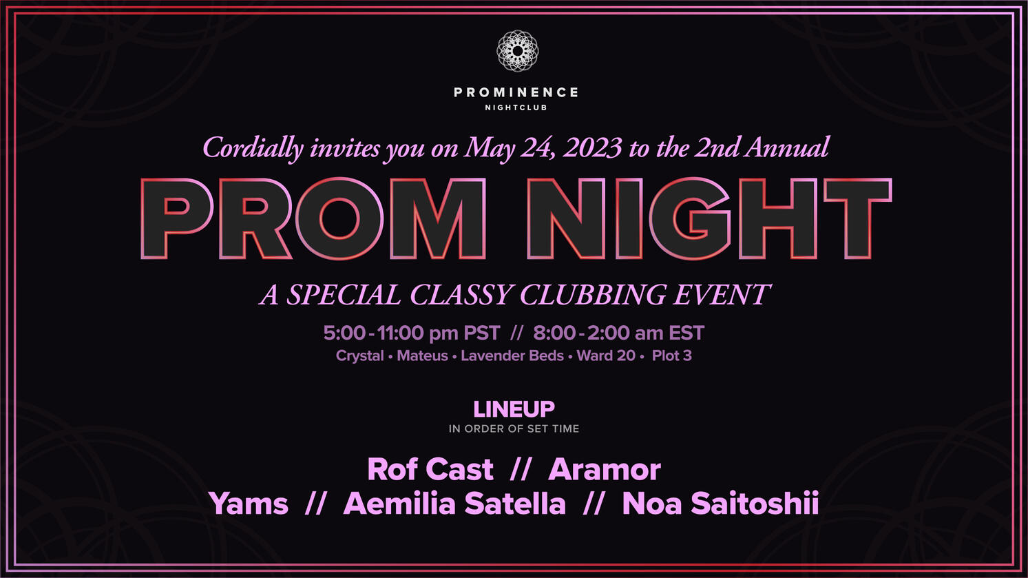 May 24: Prom Night