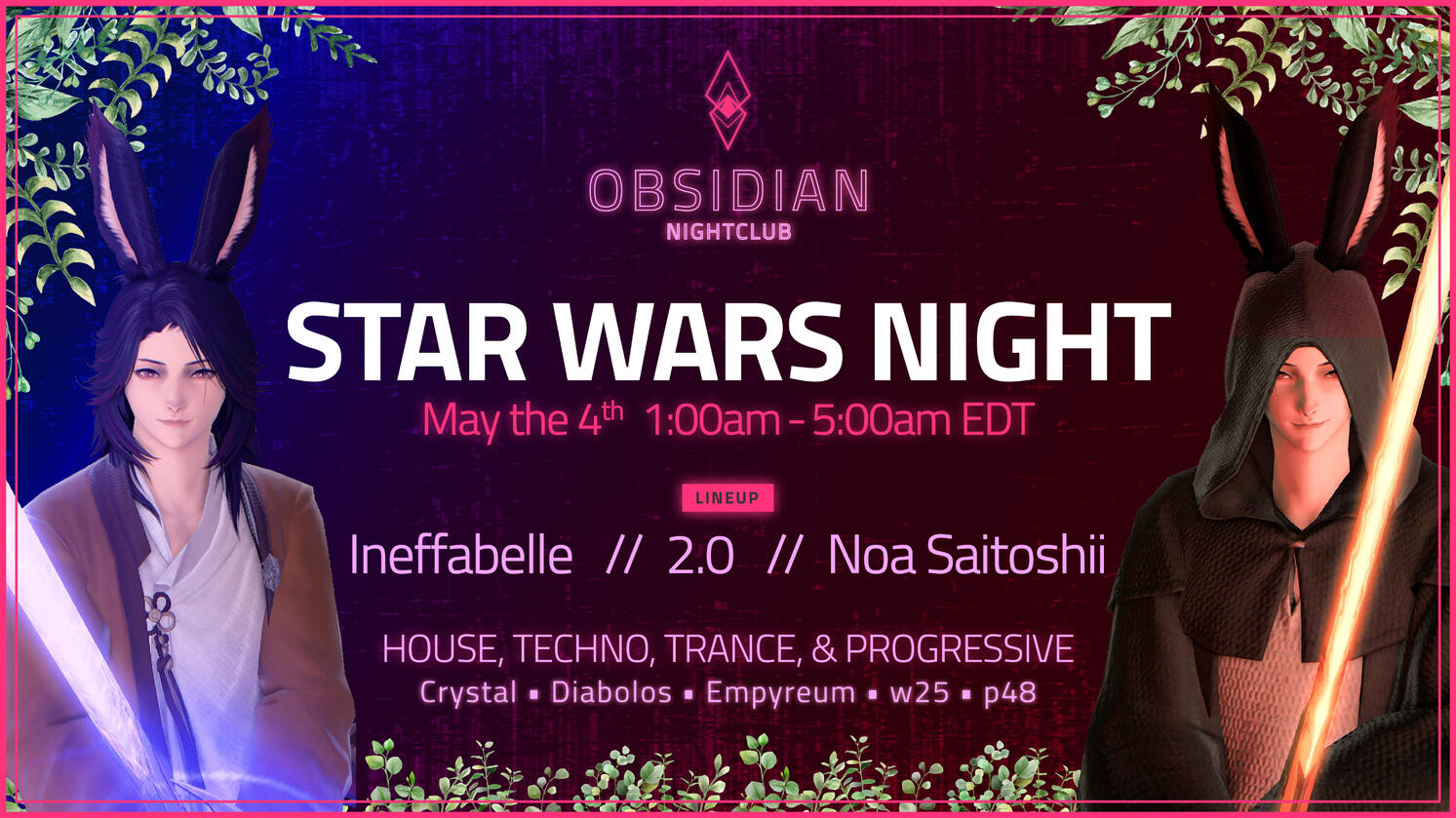 Star Wars Night - May 3 @ Obsidian