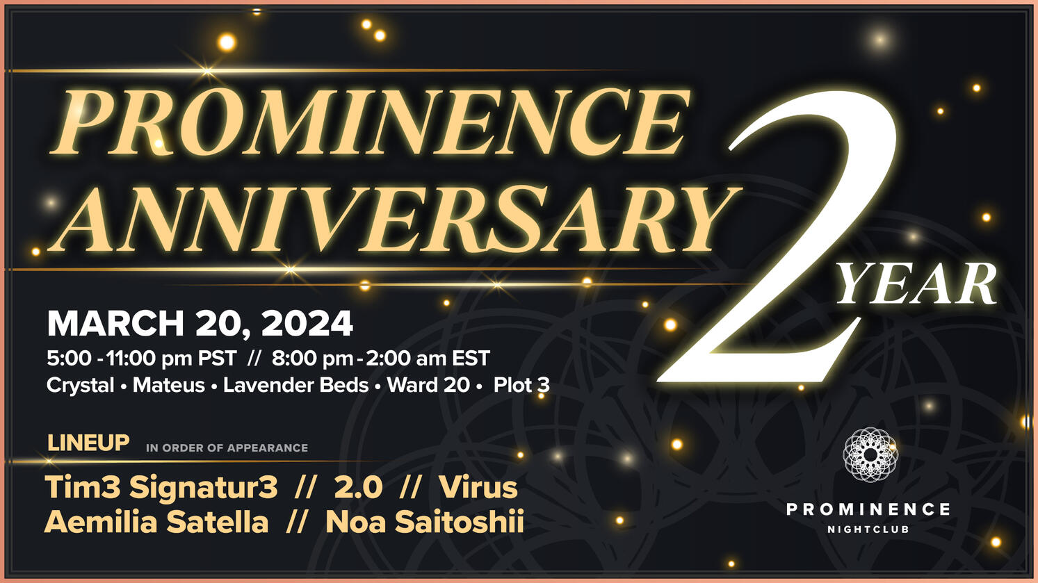 2 Year Anniversary - Mar 20, 2024